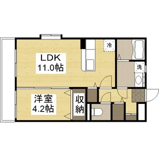 ブリリアント真壁【2階】の間取り