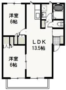 ファミールのざき【2階】の間取り