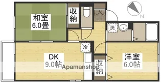 セジュール竹 A棟【2階】の間取り