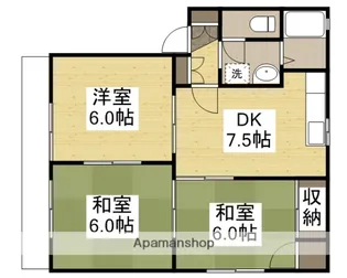 ディアスフィールドC棟【1階】の間取り