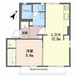 サンフォルテ A棟【1階】の間取り