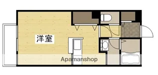ラフィネ中島B棟【1階】の間取り