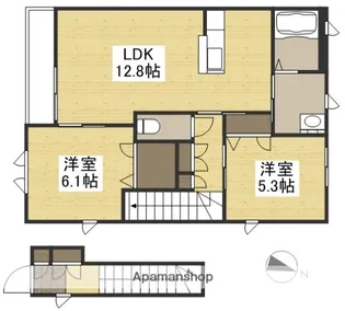 リアン C棟【2階】の間取り