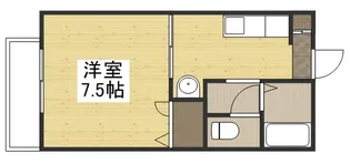 アンシャンテ沖新町【1階】の間取り