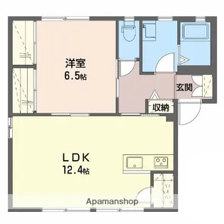 ウイングA【1階】の間取り