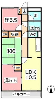 デューク白楽町 I【1階】の間取り