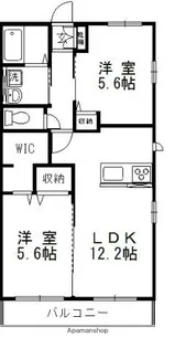 フローレンスⅡ【2階】の間取り