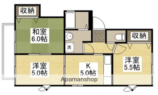 パレーシャルB【201号室】の間取り