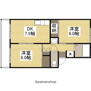 プレジール純A棟【2階】の間取り