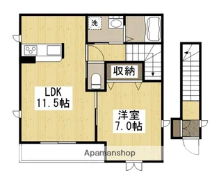 エストマルス【201号室】の間取り
