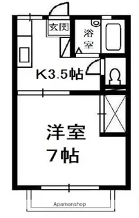 アルパーク21【1階】の間取り