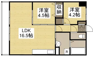 亀山総合ビル【405号室】の間取り