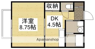 DEAR THE 3RD【1階】の間取り