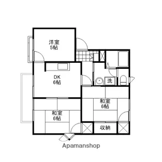 ヴァンテアン高松A【201号室】の間取り
