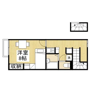 レオパレスアステカ【2階】の間取り