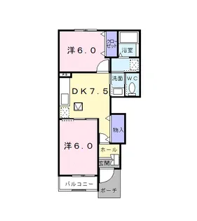 ビッグベア− A【1階】の間取り