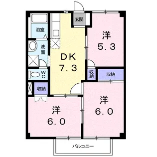 スマイル天満【2階】の間取り
