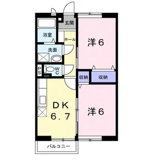 ケープマロンテール【1階】の間取り