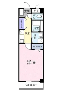 プラシード倉敷【6階】の間取り