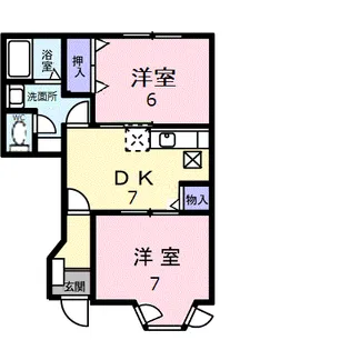 ヴィアッジオ【1階】の間取り