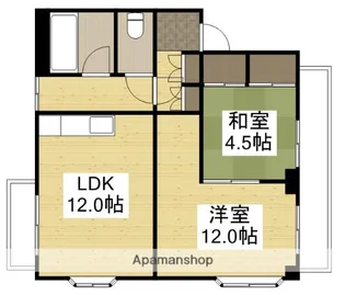 ハイツルミネ【3階】の間取り