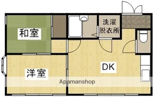 しみずコーポ【205号室】の間取り