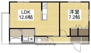 ソレイユみそら【1階】の間取り