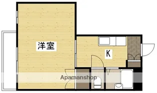 1Kの間取り画像