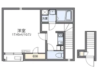 レオネクストカワセミ【2階】の間取り