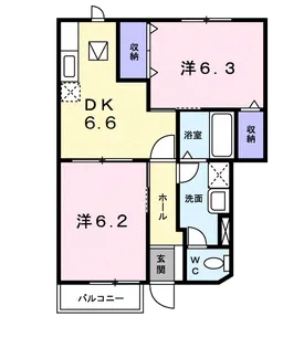 エクセレンス【1階】の間取り