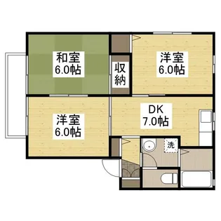 パインツリー A【2階】の間取り