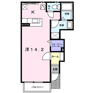 ハイツ 雅【1階】の間取り