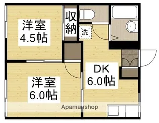 コーポ高田【1階】の間取り