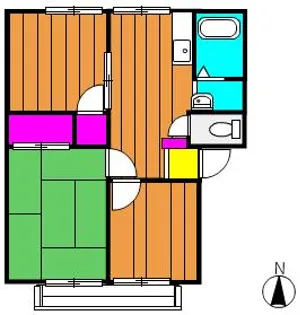 メゾンセンチュリー【2階】の間取り