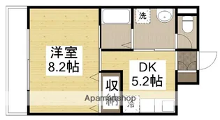 ビュー倉敷【2階】の間取り