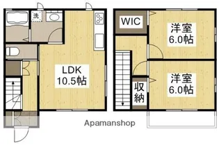 エルシス駅南【1階】の間取り