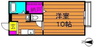 ウィステリア【202号室号室】の間取り