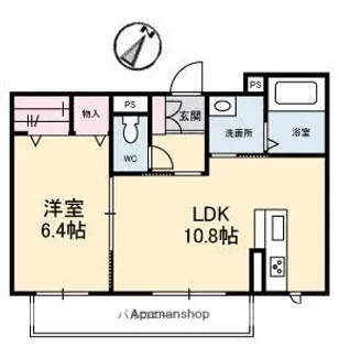 ラ ポール【3階】の間取り