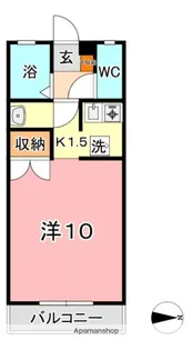 ブールブランシュ A【102号室】の間取り