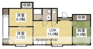 Lハイツ B【2階】の間取り