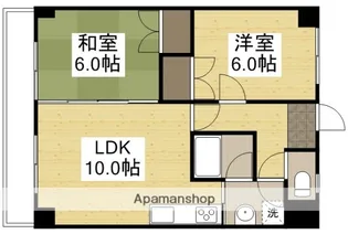 ディーズマンション【2階】の間取り