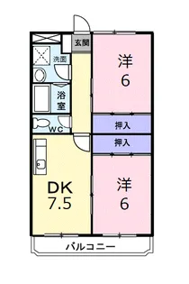 サンリーヴェ【1階】の間取り