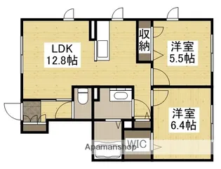 テラスコート船穂 B棟【1階】の間取り