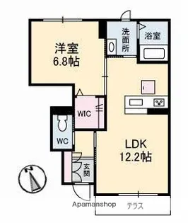 グラン・ノワ【1階】の間取り
