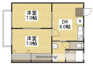 シャンポールIII【2階】の間取り