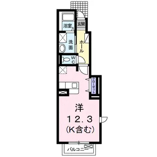 スターライト B【1階】の間取り