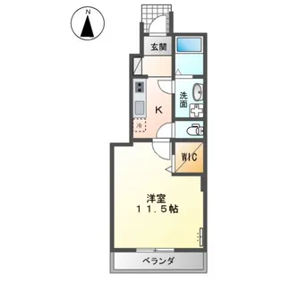 サンシャイン JIN【101号室】の間取り