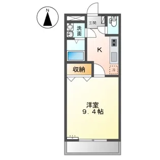 サンコート窪津【1階】の間取り