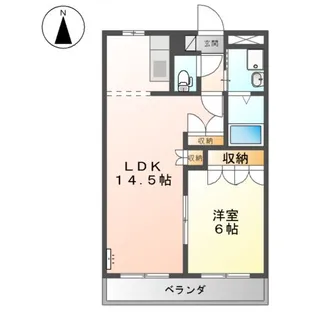 パークハイム【2階】の間取り