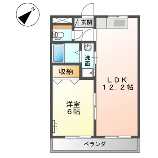 グランシャリオ【1階】の間取り